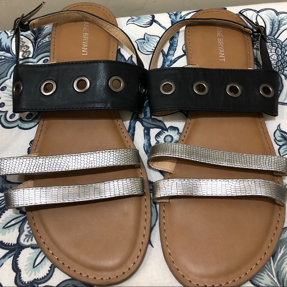 Black & Silver Sandal